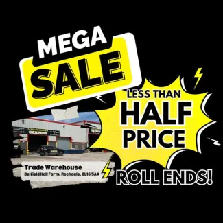 Hundreds of Roll Ends to choose from! All now less than half price!